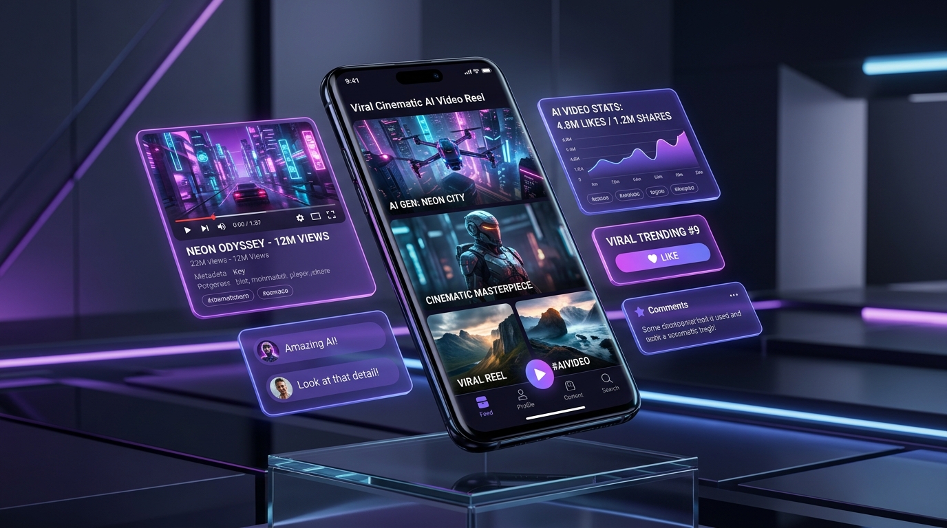 ReelAura AI Generation Mockup